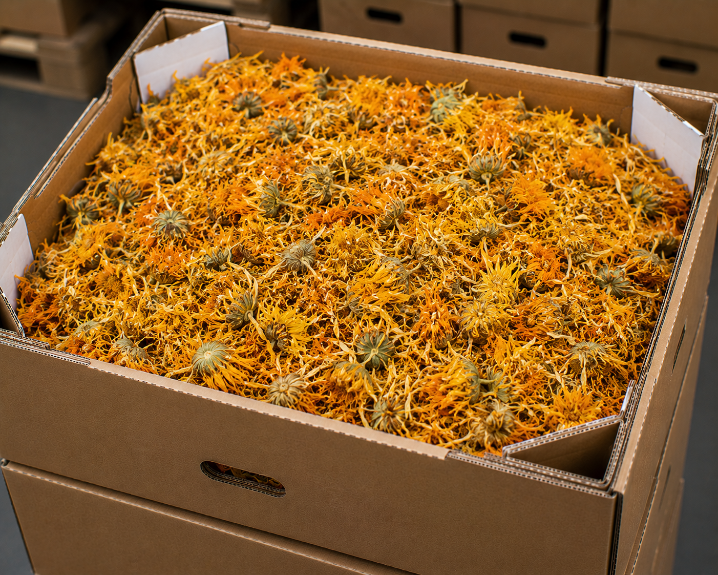 Dried calendula