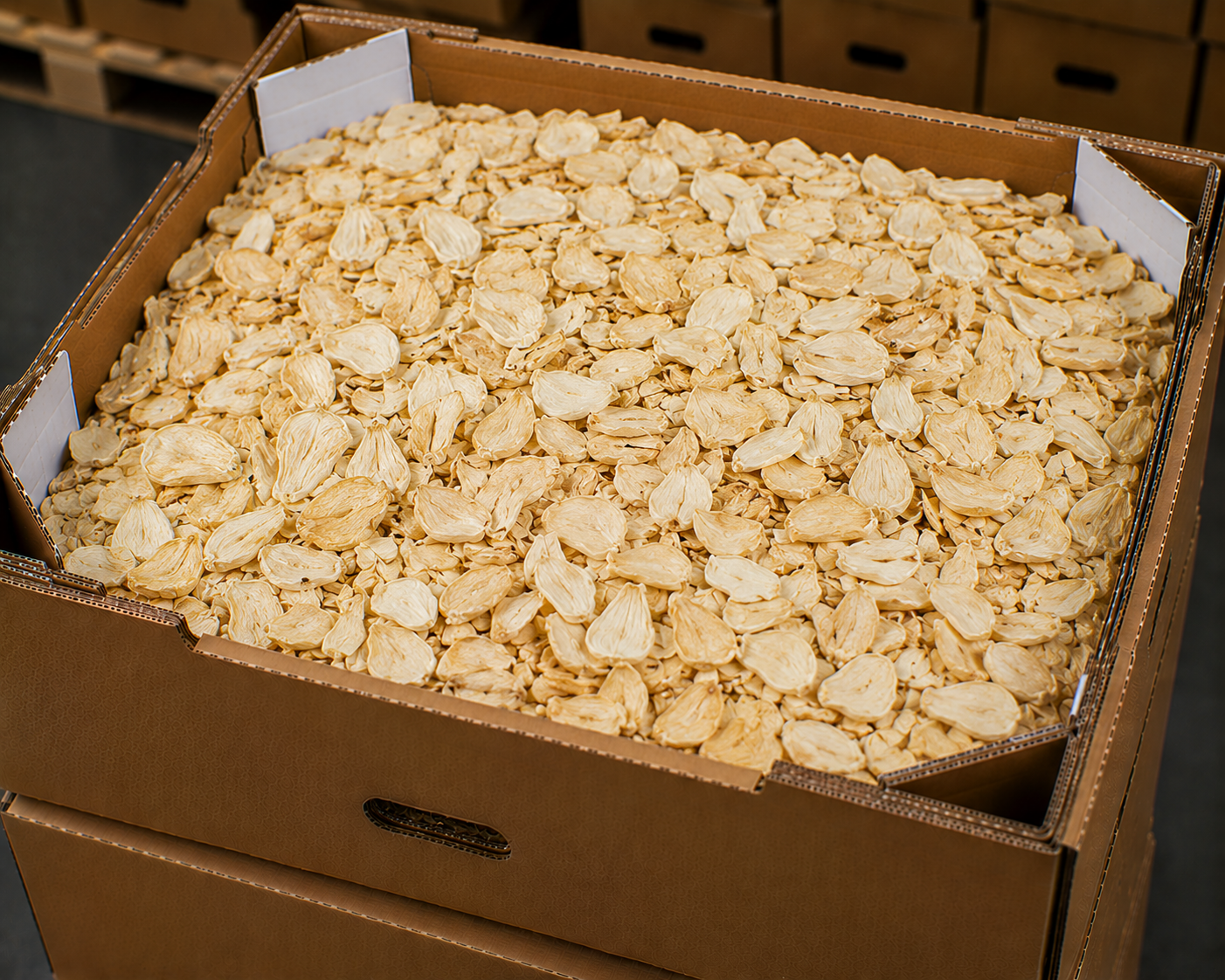 Dried garlic