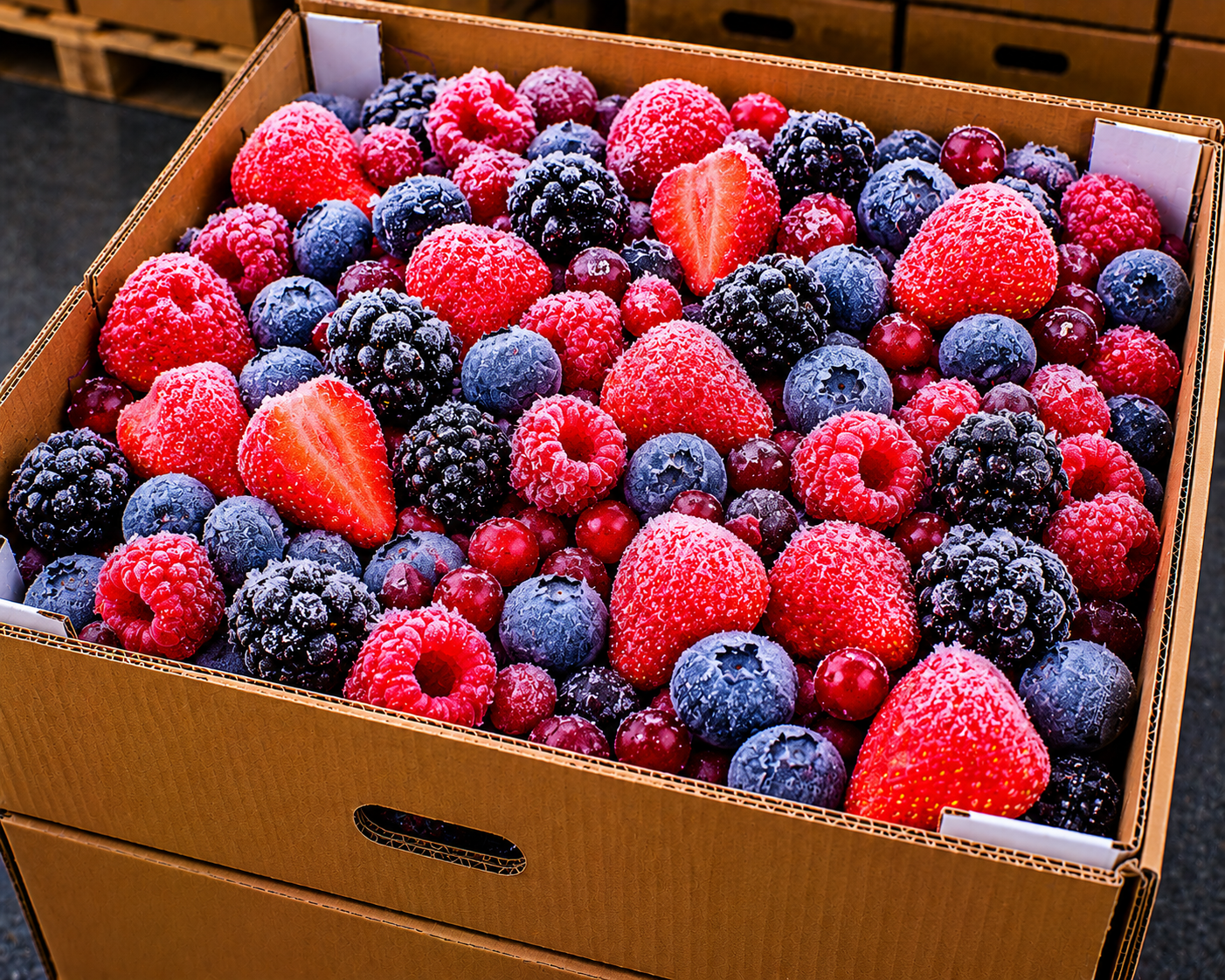 Frozen mixed berries