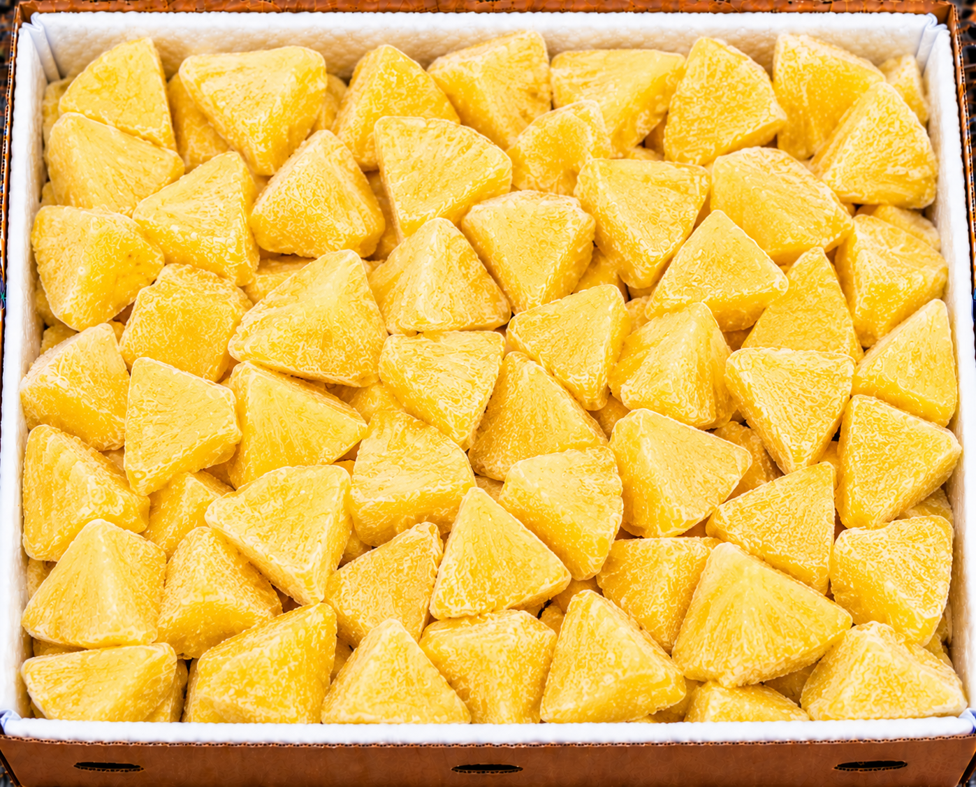 Frozen pineapple