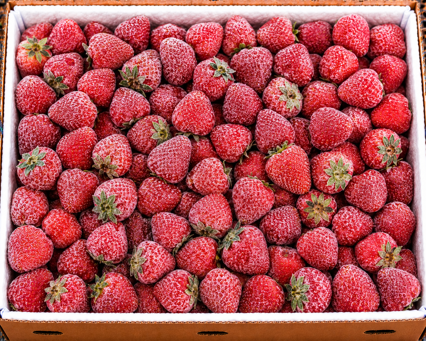 Frozen strawberries